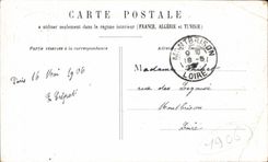 CPA Paris La Tour Eiffel Peniche