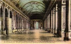 CPA Palais de Versailles La Gaierie des Glaces
