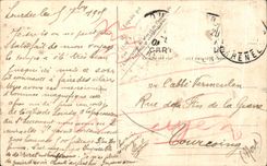 CPA Lourdes View on the Basilica taken of Fort