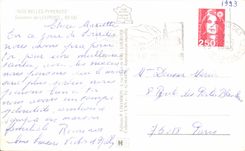 MODERN CARD a Thought of Lourdes