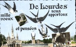 CPA Of Lourdes We apporfons Thousand Doeux EFF Thought Swallows