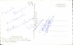 CPA Saint Emilion Closed Manolithe Church Of Cordeliers Vault Of the Trinity Cloister Of the Collegiate Church