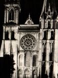 CPSM Chartres Cathdrale Illuminee