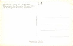 CPA Beaune el monumento del hotel del canciller Nlcolas Rallin y De Guigone De Salins se derrumba