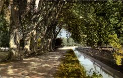 CPA Brive Alleys Of the Park And the Canal