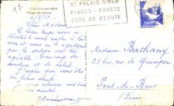 CPSM Palate On Sea Beach Of the Shallow