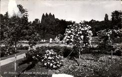 CPA Geneva the Rosery Of the Park Of the Barn