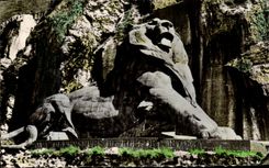 CPA Belfort the Lion Works of Bartholdi