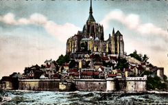 CPA Cote Emerald Mont Saint Michel the Dimension Is