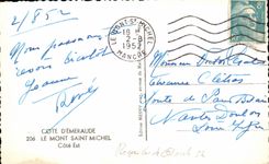 CPA Cote Emerald Mont Saint Michel the Dimension Is