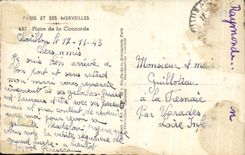 CPA Paris And Its Wonders Place Harmony