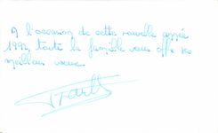 Deseos sinceros de la TARJETA MODERNA por el Ano Nuevo