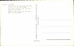 CPSM Lourdes Cable car of Beout Seen on the city