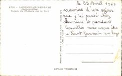 CPSM Saint Germain En Laye Facade du Chateau sur le Parc