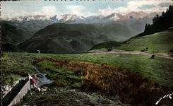 CPSM the Collar D' Aspin At the top