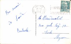 CPA Souvenir Of Lourdes With the Cave I Have Request For You