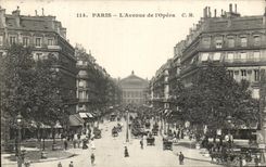 CPA Paris the Avenue De I' Opera