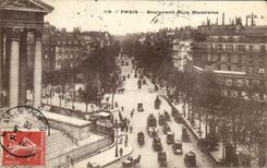 CPA Paris Boulevard Of the Madeleine