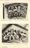 CPA Eglise Sainte Croix De Gannat Chapiteau Roman Bas Cote Nord