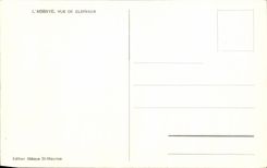 CPA the Abbey Seen De Clervaux Luxembourg