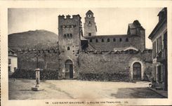 CPA Luz Saint Saver the Church Of Templiers