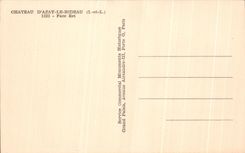 El castillo de CPA de Azay la cara de la cortina es