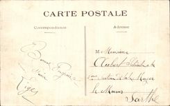 CPA the Alps Mancelles St Leonard of Wood Hills of High fork