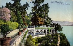 CPA Lago Maggiore Isola Bella Glardino