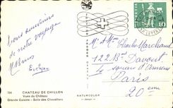 CPA Chateau De Chillon Montreux Lac Leman 