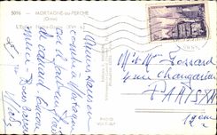 CPA Mortagne with the Pole the Notre Dame Church