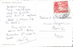 CPA La Prafandaz Melezes Givres Suisse