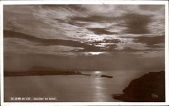 CPA St Jean de Luz Coucher de Soleil