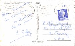 CPA Thouars the Church Saint Laon