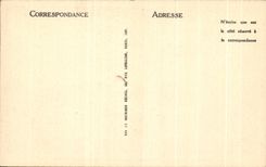 CPA Paris the Church German St the Resident of Auxerre External Porch