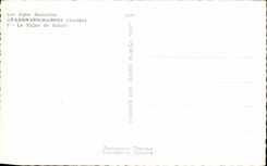 CPA the Alps Mancelles St Leonard Of Bios the valley of Misery