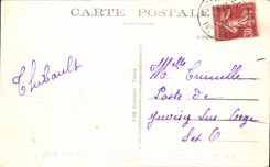 CPA Tours Les Squares Rabelais Et Descartes et le Pont Sur la Loire