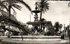 CPA Hyeres Les Palmiers Fontaine Godillot