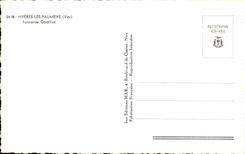 CPA Hyeres Les Palmiers Fontaine Godillot