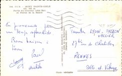 El montaje Sainte Odile de CPA salio del convento y de la estatua la santa