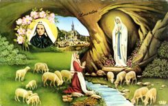 CPSM Lourdes the Appearance Sheep