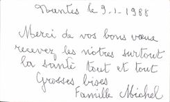 La fantasia MODERNA de la TARJETA florece a buen Anne