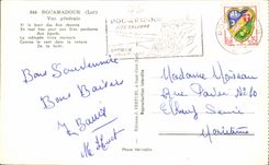 CPA Rocamadour Vue Generale Et Le Bruit Des Ave Resonne