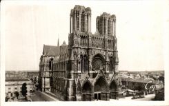 CPA Rheims the Cathedral