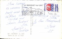 CPA Le Bourget Of the Lake Road Of the Collar Of the Cat