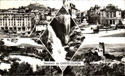 Cascadas del lugar de Brasson de la opinion de CPA Chatelguyon de Embene