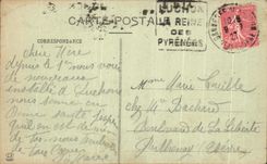 CPA Luchon Valley D' Oueil Seen On the High Chain border