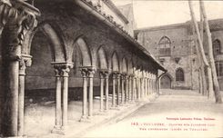 CPA Toulouse Cloitre des Jacobins Vue exterieure Lycee de Toulouse