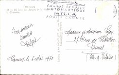 CPA Cannes a Corner of the Gardens and the Place the Small cross