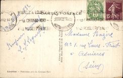 CPA Lourdes Panorama taken of the Castle Fort