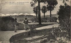 CPA Pau La Chaine des Pyrenees Vue d'un coin du Boulevard Jardiniers 